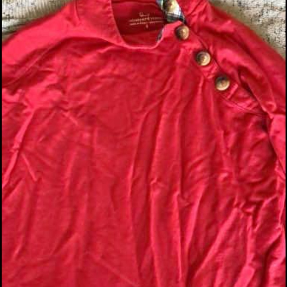 Vineyard vines red pullover